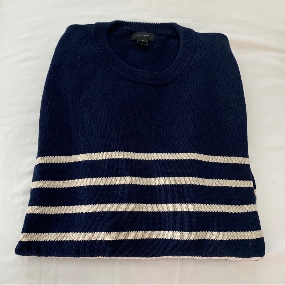 J. Crew Striped Crewneck Sweater